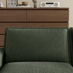 103 Corduroy Modern Classic 4-Seater Sofa with Deep Seat & 4 Pillows