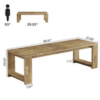 86.6-inch Extra Long Desk Writing Table Large Desk Workstation Desk
