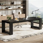 86.6-inch Extra Long Desk Writing Table Large Desk Workstation Desk