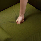 Linen Upholstered Accent Chair Wingback Armchair Set of 2