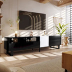 Modern TV Stand Media Console for 80-inch TV with Double Storage Space - 15.00 X 70.90 X 19.70