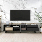 Modern TV Stand Media Console for 80-inch TV with Double Storage Space - 15.00 X 70.90 X 19.70