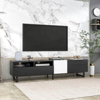 Modern TV Stand Media Console for 80-inch TV with Double Storage Space - 15.00 X 70.90 X 19.70