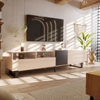 Modern TV Stand Media Console for 80-inch TV with Double Storage Space - 15.00 X 70.90 X 19.70