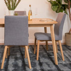 Mid-Century Fabric Dining Chair (set of 2)