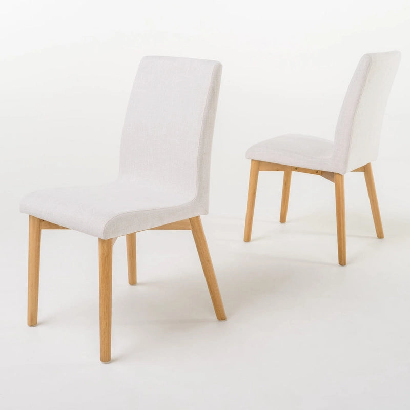 Mid-Century Fabric Dining Chair (set of 2)
