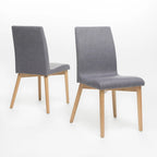 Mid-Century Fabric Dining Chair (set of 2)