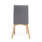 Mid-Century Fabric Dining Chair (set of 2)