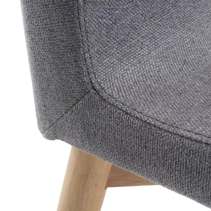 Mid-Century Fabric Dining Chair (set of 2)