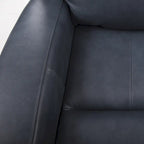 Leather Power Reclining 4-Seat Sofa for Living Room with Console, USB Port, Adjustable Headrest