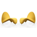 MoMa Wool Blend Accent Chair (Set of 2)