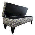 10-button Tufted Storage Bench