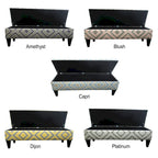 10-button Tufted Storage Bench