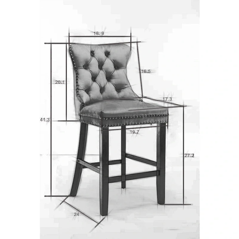 Bar Chairs, Set of 2