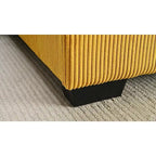 102.4 Wide Corduroy L-Shape Sectional Sofa