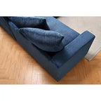 102.4 Wide Corduroy L-Shape Sectional Sofa