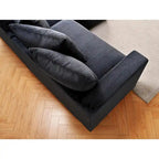102.4 Wide Corduroy L-Shape Sectional Sofa