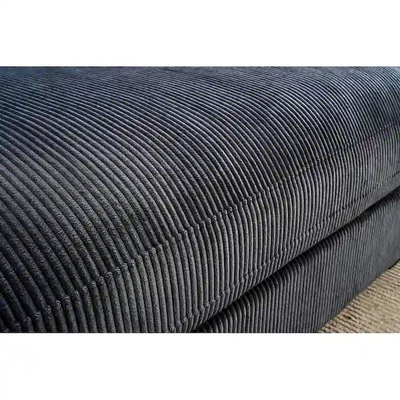 102.4 Wide Corduroy L-Shape Sectional Sofa