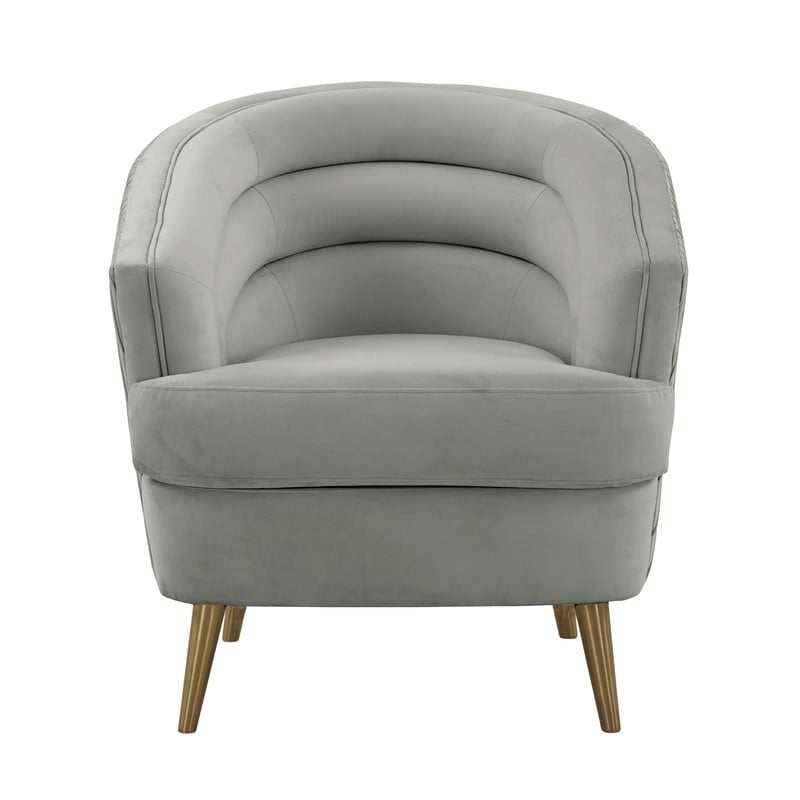 Velvet Accent Chair, 29 x 32.6 x 31 Inches