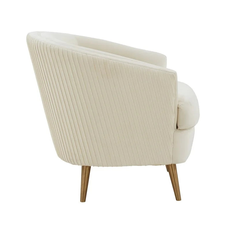 Velvet Accent Chair, 29 x 32.6 x 31 Inches