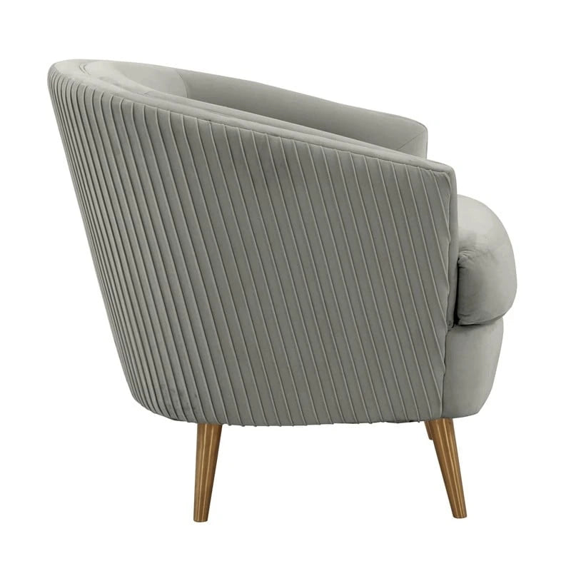 Velvet Accent Chair, 29 x 32.6 x 31 Inches