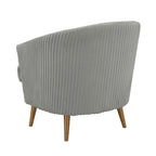Velvet Accent Chair, 29 x 32.6 x 31 Inches