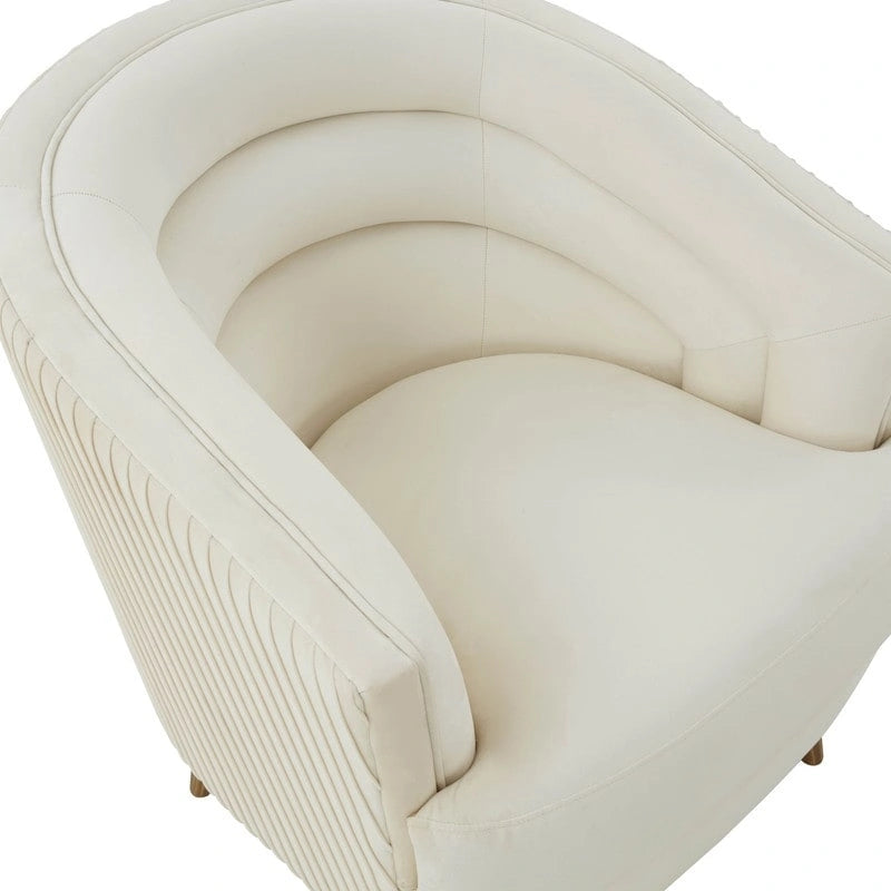 Velvet Accent Chair, 29 x 32.6 x 31 Inches