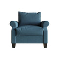 Classic Linen Upholstered Armchair