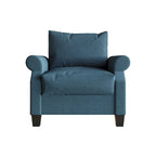 Classic Linen Upholstered Armchair