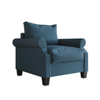 Classic Linen Upholstered Armchair