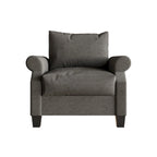 Classic Linen Upholstered Armchair