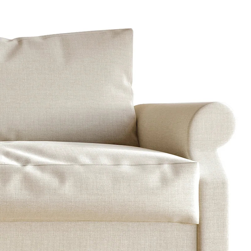 Classic Linen Upholstered Armchair