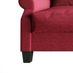 Classic Linen Upholstered Armchair