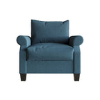 Classic Linen Upholstered Armchair
