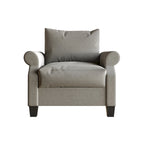 Classic Linen Upholstered Armchair
