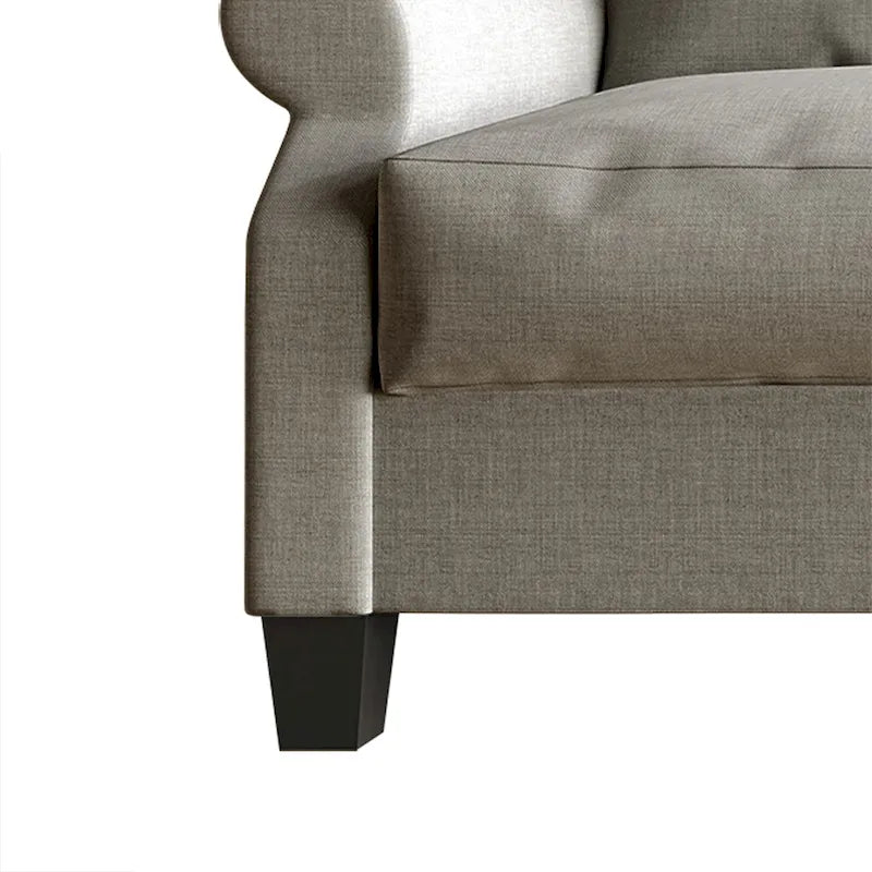 Classic Linen Upholstered Armchair