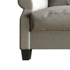 Classic Linen Upholstered Armchair