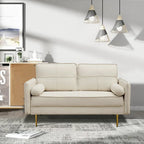 Round Arm Loveseat