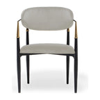 Roubi Gold Stainless Steel Dining Chair