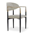 Roubi Gold Stainless Steel Dining Chair
