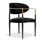 Roubi Gold Stainless Steel Dining Chair