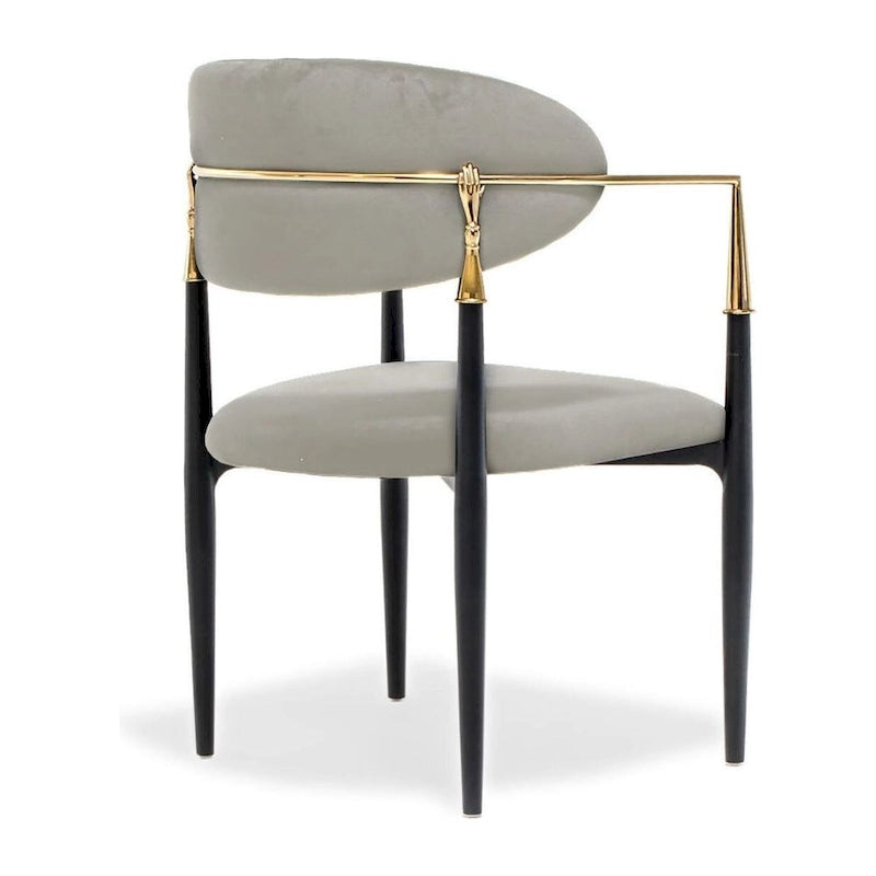 Roubi Gold Stainless Steel Dining Chair