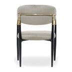 Roubi Gold Stainless Steel Dining Chair