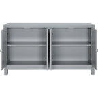 Storage Space Sideboard, 4 Door Buffet Cabinet