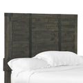 Panel Bed Queen Headboard in Weathered Charcoal