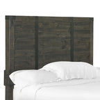 Panel Bed Queen Headboard in Weathered Charcoal