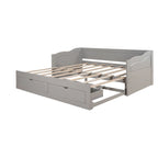 Wooden Daybed with Trundle Bed