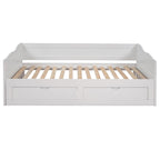 Wooden Daybed with Trundle Bed