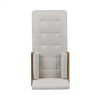 Mid-Century Modern Chaise Lounge, 32 x 63.75 x 33.5 Inches
