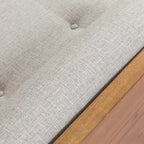 Mid-Century Modern Chaise Lounge, 32 x 63.75 x 33.5 Inches